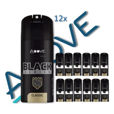 Imagem de Kit 12 desodorante aerosol men black series classic 100ml