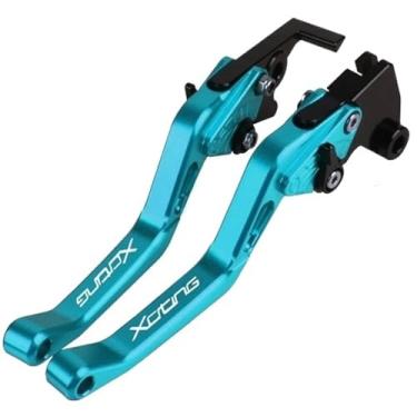 Imagem de Alavancas de freio e embreagem ajustáveis ​​para motocicletas, peça de reposição, alavanca de manopla, acessórios para alavanca de freio e embreagem, para KY-MCO XCITING 250 300 400 500 todos os anos