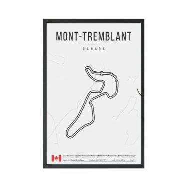 Imagem de Monaco Miami Fórmula 1 Pista Poster Arte De Parede Sem Moldura Para Sa