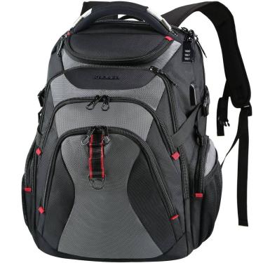 Imagem de Mochila de viagem para laptop KROSER 17,3" com capa rígida Saferoom