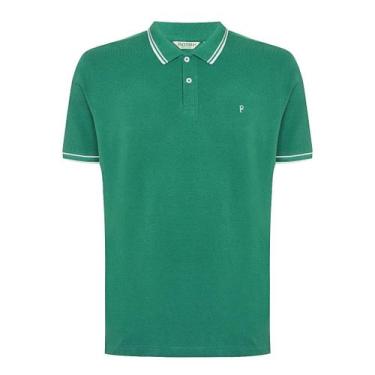 Imagem de Camisa Palmeiras Polo Piquet Palestra 1914 Verde Escuro - Masculino - 