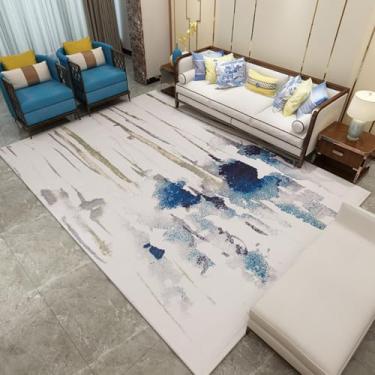Imagem de Tapetes leves e luxuosos para decoração de quarto, sala de estar, área grande, tapete macio e fofo para sala de estar, tapete grosso e felpudo para estudo (180x280 cm/A)