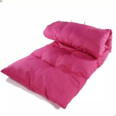 Imagem de Almofada Futon Espreguiçadeira Colchonete Solteiro 60X170cm(Pink)