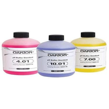 Imagem de Pacote tampão Oakton AO-05942-10 500 mL pH 4,01, 7,00, 10,01