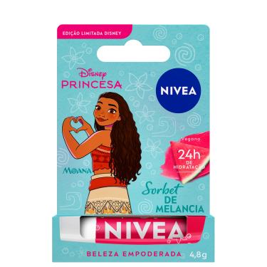 Imagem de NIVEA Disney® Princesa Moana Sorbet de Melancia - Hidratante Labial 4,8g