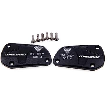 Imagem de Riderjacky Para Aprilia Dorsoduro 900 2017, DORSODURO 750 2008-2016 CNC Alumínio Motocicleta Freio Frontal Cilindro Tampa do Reservatório de Fluido
