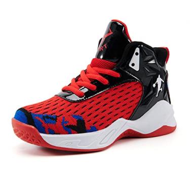 Imagem de Novetra Tênis de basquete masculino antiderrapante e resistente ao desgaste para treinamento esportivo e corrida(Black1,34 BR)