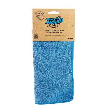 Imagem de Pano Mágico Uso Geral Azul 30x30cm - AKORA