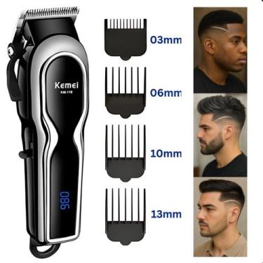 Imagem de Cortador Kemei Km-119 Profissional Com Display Led Digital - ASAF