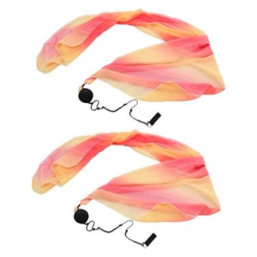 Imagem de shamjina 2 Peças de Véu de Dança Do Ventre Suave E, de Arremesso para, Acessórios de Desempenho, 4