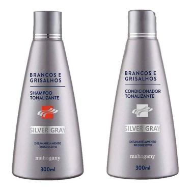 Imagem de KIT Shampoo Silver + Condicionador Silver Gray Mahogany 300ml