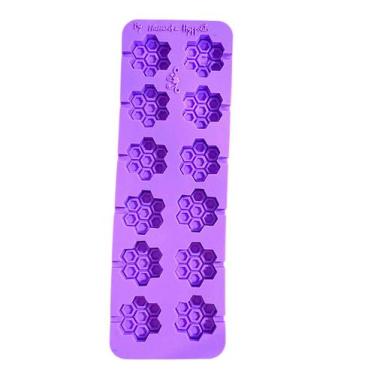 Imagem de L17 Molde de silicone pirulito colméia para decorar - confeitaria dos 