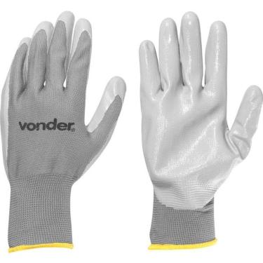 Imagem de Luva Poliester-latéx Nitrílico Tamanho 9 Ca35454 - Vonder