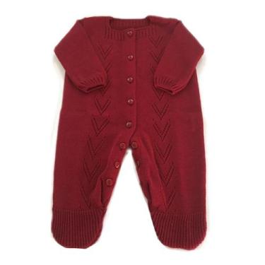 Imagem de Macacão Infantil de Tricô Setta - Kowak, Vermelho, RN