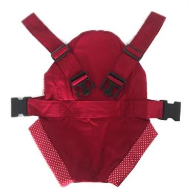 Imagem de Canguru Cadeirinha para Bebê Sarja - Kowak, Vermelho