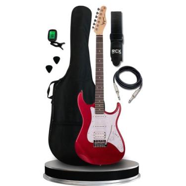 Imagem de Kit Guitarra Tagima Stratocaster, TG-520 Candy Apple