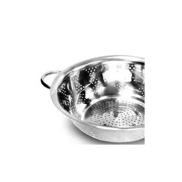 Imagem de LINDO E SOFISTICADO Escorredor De Macarrão Inox Com alça 27cm (GRANDE)