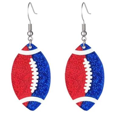 Imagem de YasiIm Brincos femininos delicados de couro com glitter, leves, pendentes, pingentes, elegantes, campeonatos, lantejoulas, folha, gancho, para mulheres, Large, Acrílico, Sem pedra preciosa