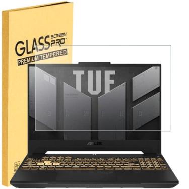 Imagem de Protetor de tela de vidro temperado para laptop gamer ASUS TUF de 15,6 polegadas, ASUS Chromebook 15, ExpertBook 15; Zenbook 15 OLED/Pro 15; TUF Gaming A15/F15; ASUS ROG Strix/SCAR 15 dureza 9H