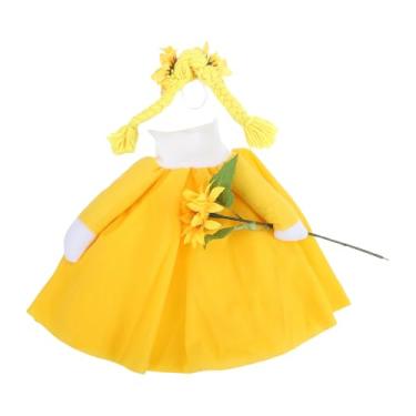 Imagem de Luqeeg Fantasia de Ganso da Varanda de Girassol, Tema de Natal de Cor Vívida Brilhante, Roupa de Ganso de Beleza Duradoura Com Chapéu para Varandas de Cimento de 23 Polegadas