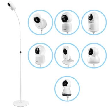 Imagem de HOLACA Suporte de chão de 91,4 cm ou 177,8 cm para monitor de bebê VM350/VM320/VM5463/RM5764HD/RM5764-2HD/Advanced HQ Max, para qualquer outra câmera com montagem de parafuso de 1/4