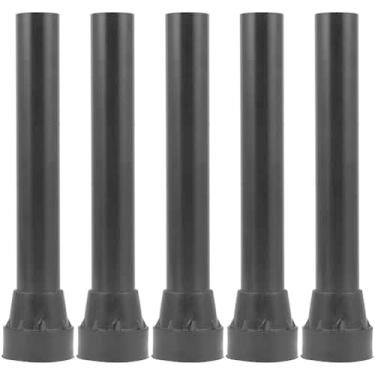 Imagem de Toddmomy Substituição de enchimento de trampolim, 5 peças, pernas de substituição de trampolim universal com capas de borracha, tubo de perna de trampolim de aço inoxidável, mini trampolim, parte de