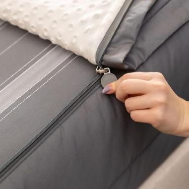 Imagem de Beddy's Jogo de cama com zíper, lençol de baixo, cobertor de aconchego, edredom, fronha(s) e fronha(s) tudo em um, lençol interior de minky com edredom, roupa de cama com zíper para crianças e adultos