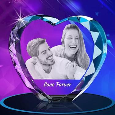 Imagem de HAIRANHUI Foto de cristal 3D, presentes personalizados de dia das mães para mãe, mulheres, ela, esposa, casal, namorada, imagem personalizada gravada a laser, presentes comemorativos de aniversário