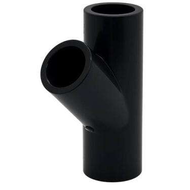 Imagem de Tê 45º PVC-U PN16 4" SCH80 Solda - Aqua Plastic Conexão Y