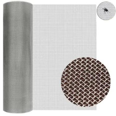 Imagem de Tela Mosquiteira Inox 304 Resistente Anti Pragas 1 m x 1 metro - FICON