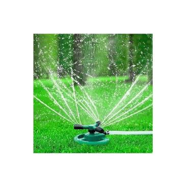 Imagem de Aspersor giratório de 360 graus com 3 braços para mangueira de jardim