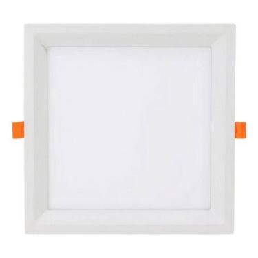 Imagem de Kit 3 Painel Plafon Embutir Recuado Quadrado Led 18w Bivolt - Embu Led