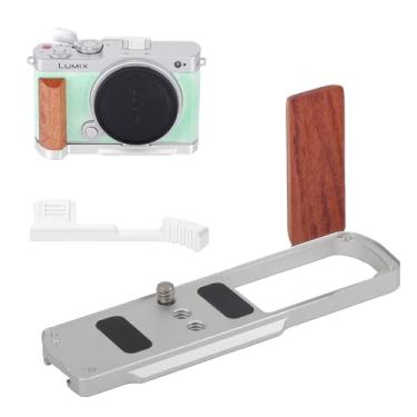 Imagem de SZZCNOX Suporte de metal S9 para câmera Panasonic LUMIX S9, placa de liberação rápida compatível com acessórios de câmera Panasonic LUMIX S9 (conjunto prata)