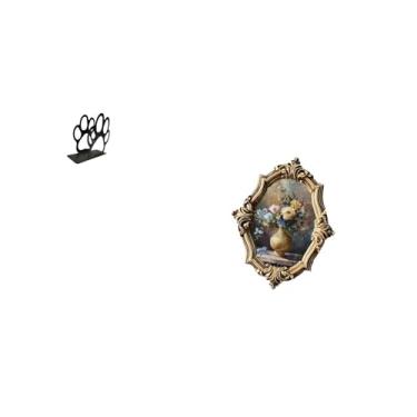 Imagem de Fenteer Porta-guardanapos Vintage de Resina com Foto de Pata de Cachorro, Organizador Estiloso, Multiuso, Artesanato, Decoração de Casa, Decoração de Parede P