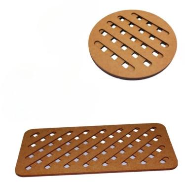 Imagem de Proteção para Mesa - Kit com Descanso de Panela e Suporte para Travessas, Prático e Funcional