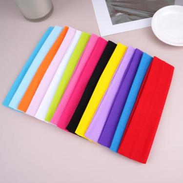 Imagem de Bandanas atléticas para meninas elásticas e macias de cores mistas