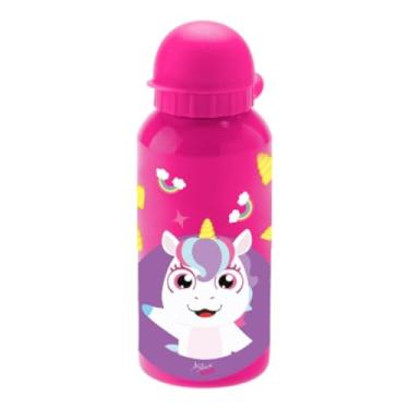 Imagem de Garrafa Garrafinha Inox Infantil Meus Melhores Amigos Squeeze com Tampa 400 ml MT BRINQUEDOS Garrafa Linha Premium (UNICORNIO)