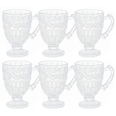 Imagem de Canecas De Cristal Imperial Transparente 190Ml 6 Peças Lyor