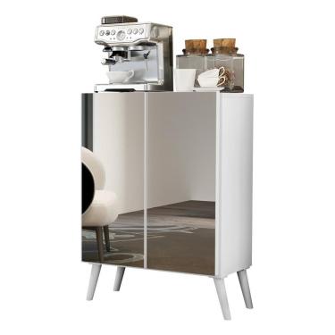 Imagem de Aparador Cantinho do Café e 2 Portas Multimóveis Branco