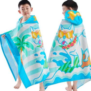 Imagem de Toalha VOOVA & MOVAS Kids 76x127 cm Algodão com Capuz Absorvente