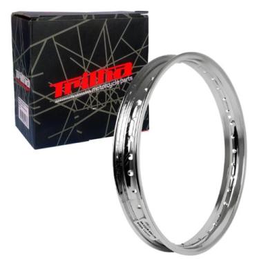 Imagem de Roda Aro 17 Dianteiro Cromado Biz 100/110i/Pop 110i/Crypton T115 - Tri