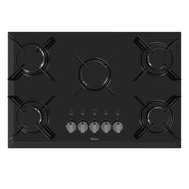 Imagem de Cooktop 5 Bocas Philco Automático CHEF5 Vidro Temperado Vidro Preto Bivolt