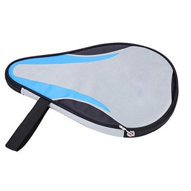 Imagem de Tenis de Tênis de Mesa Bat Bat Ping Pong Pong Protecção à Prova de Poeira à Prova D'água para Pano Azul de Laranja Oxford 30 * 19 * 1,5cm 90g (Azul)
