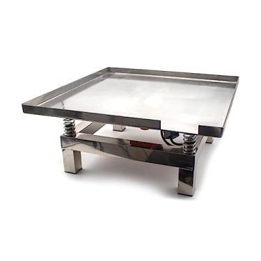 Imagem de Mesa vibratória de concreto de 50 x 50 cm, bancada de teste de vibração, bloco de teste de vibração, mini mesa vibratória de aço inoxidável