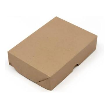 Imagem de Caixa de Papelão para Correios, Kit com 50 Unidades, Marrom, 15x15x3,5 cm, Padrão Correios, Embalagem para Envios