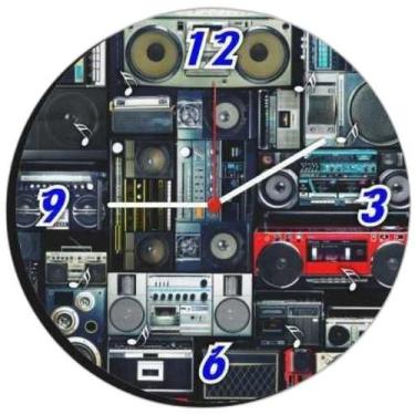 Imagem de Relógio De Parede Decorativo Estilo Música 37 - New Decor