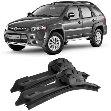 Imagem de Par Palhetas Limpador Parabrisa Palio Wekeend Aerofit 22 18