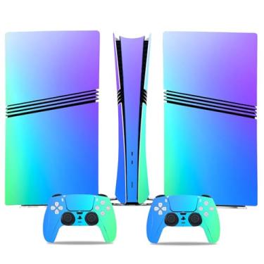 Imagem de Skin Wrap Compatible with PS5 Pro Digital, Vinyl Decal Protective Game Sticker Cover for Wireless Console & Controller