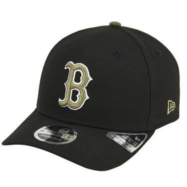 Imagem de Boné New Era 970 Stretch-Snap Boston Red Sox Black 18W-Masculino