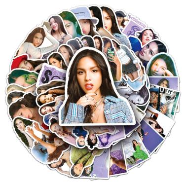 Imagem de Pacote de adesivos Olivia Rodrigos Anime 50 unidades 4-8 cm